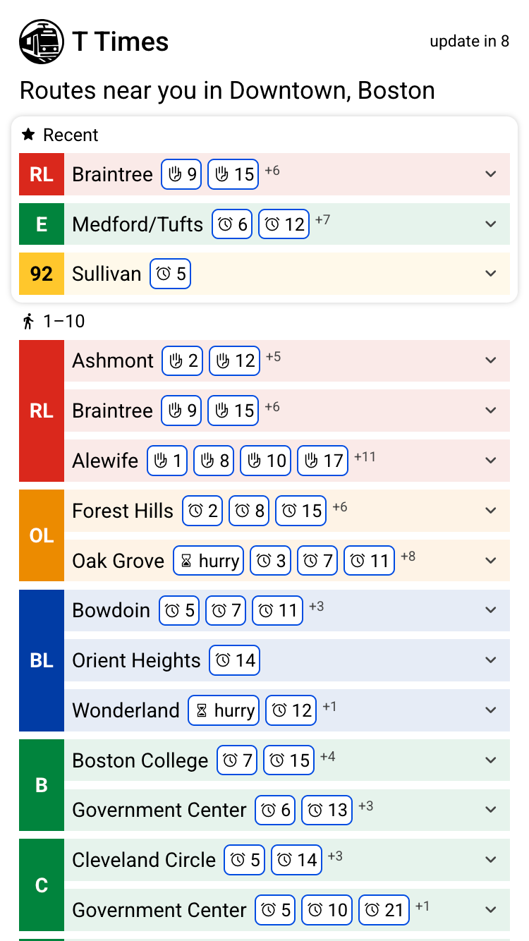 T Times screenshot 1