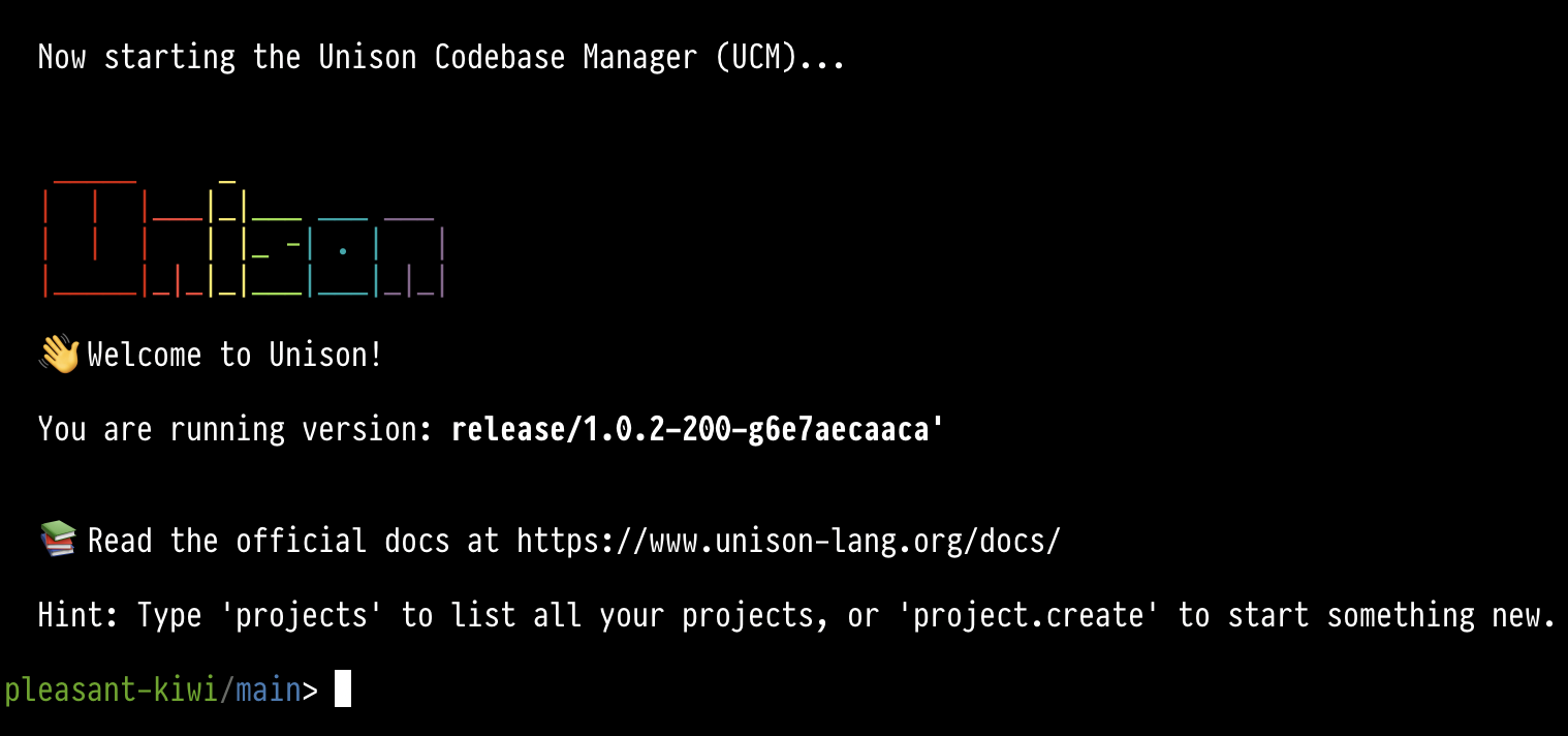 Unison screenshot